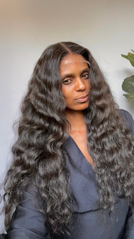 Loose Curly  Handmade Wig - With 5x5 HD Swiss Lace Closure