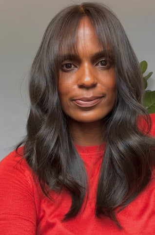 Middle Part Layered Wig - Made with Raw Cambodian Hair and HD Lace with Super Light bang