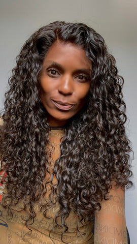 Long Lengths: Curly Raw Cambodian Wig - With 13x6 HD Swiss Lace closure