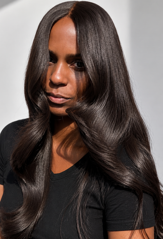 Long Lengths: Raw Brazilian Hair Wig - 2x6 Middle Part HD Swiss Lace closure