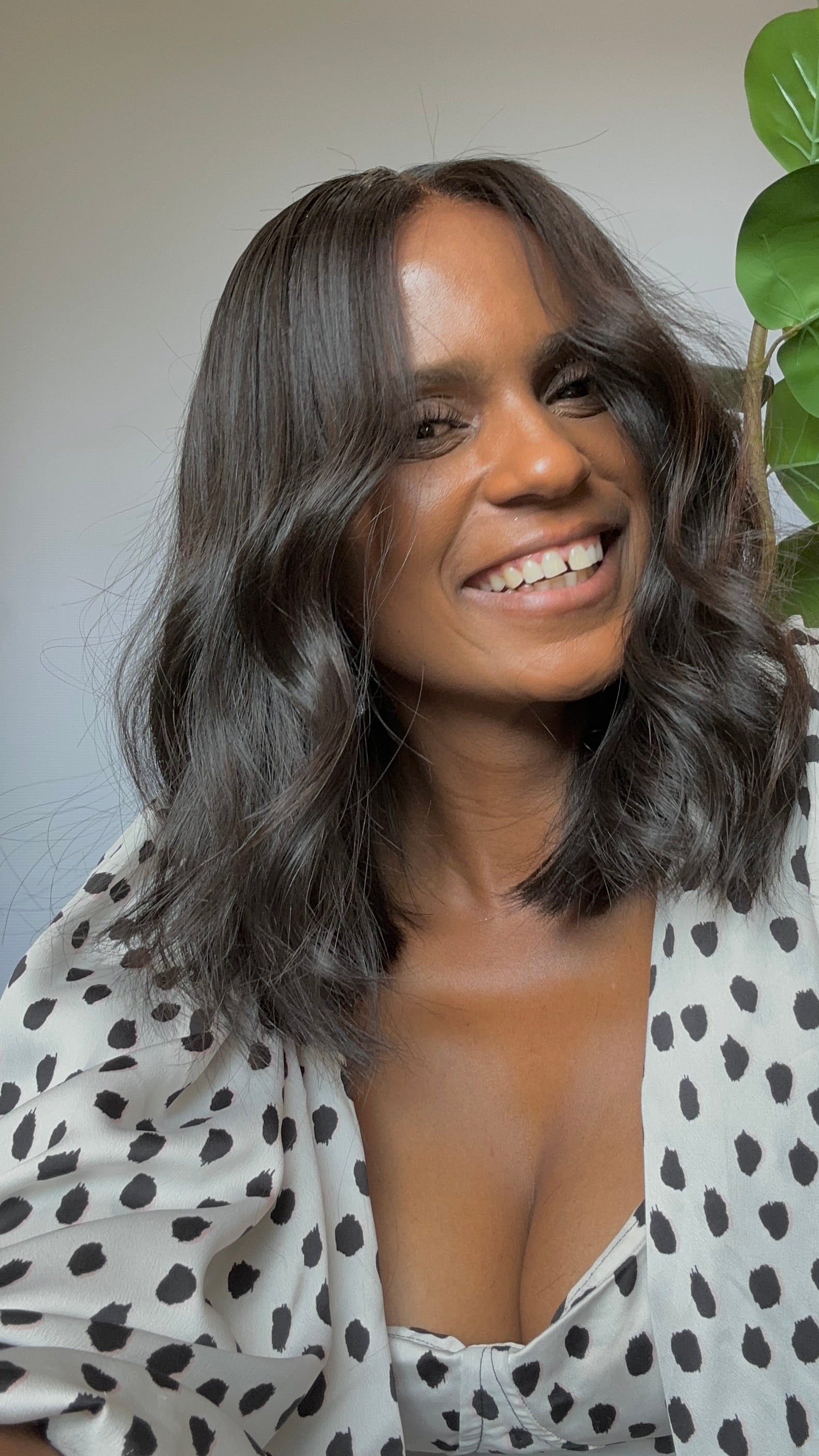 Long bob on straight hair clearance