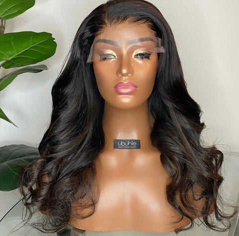 Raw Cambodian Lace Closure Wig  - With 5x5 HD Swiss Lace closure