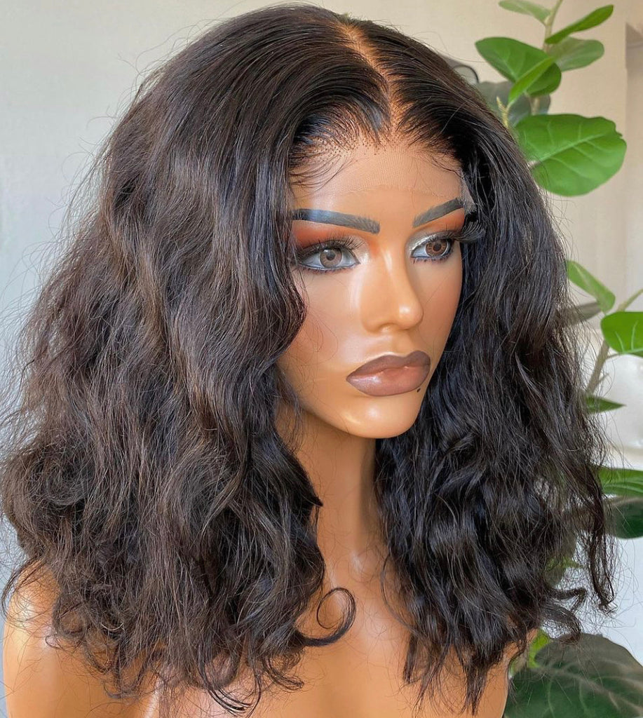Loose Curly  Handmade Wig - With 5x5 HD Swiss Lace Closure