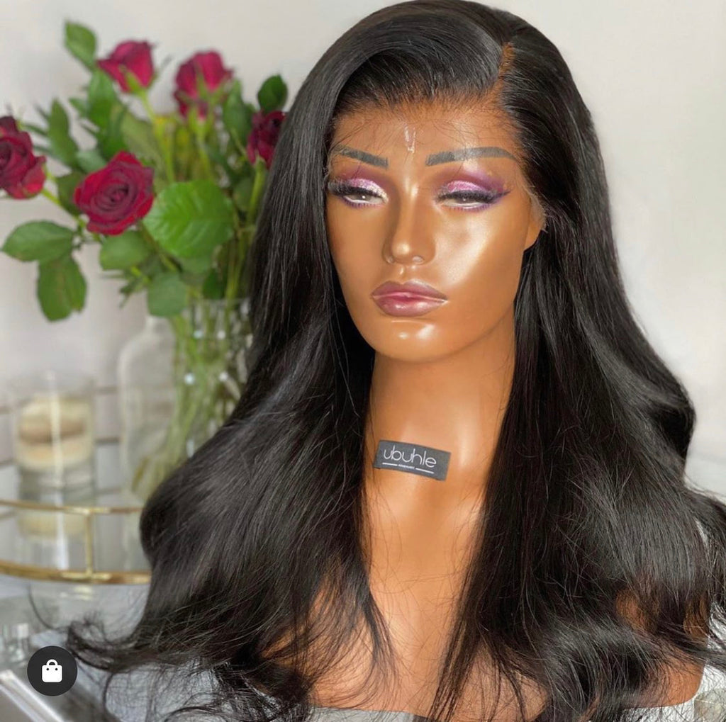 24” straight handmade wig - With Frontal